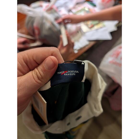 NWT Rowing Blazers Striped Rugby Shirt Green Yellow Blue S - Picture 10 of 10